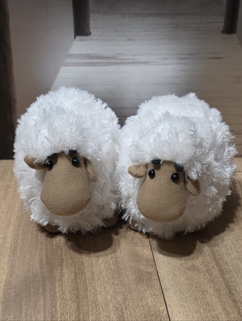 Barbara White Plush Sheep Stuffed Animal Pair The Goring London